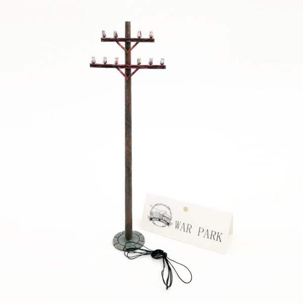 WS003 telegraph pole with wire