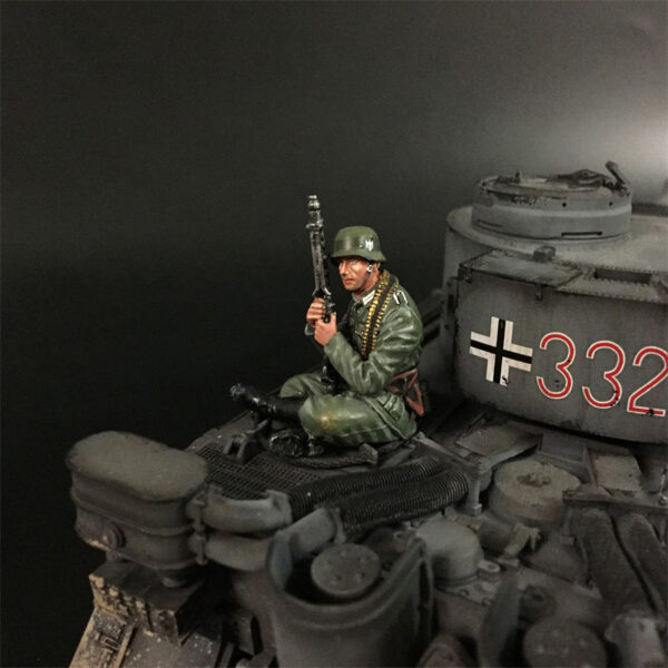 KU083 Wehrmacht Tank Rider with MG34 3#