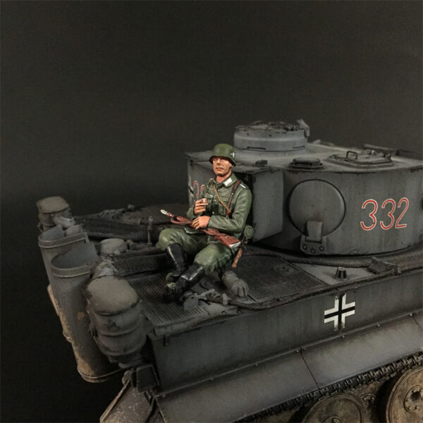 KU087 Wehrmacht Tank Rider with 98k rifle 7# - Image 2