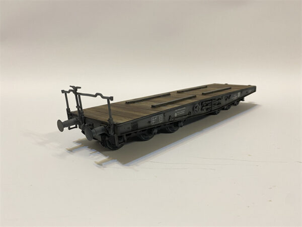 AX014 German Railway SSyms 6 Axle 80t Flatcar - Image 2