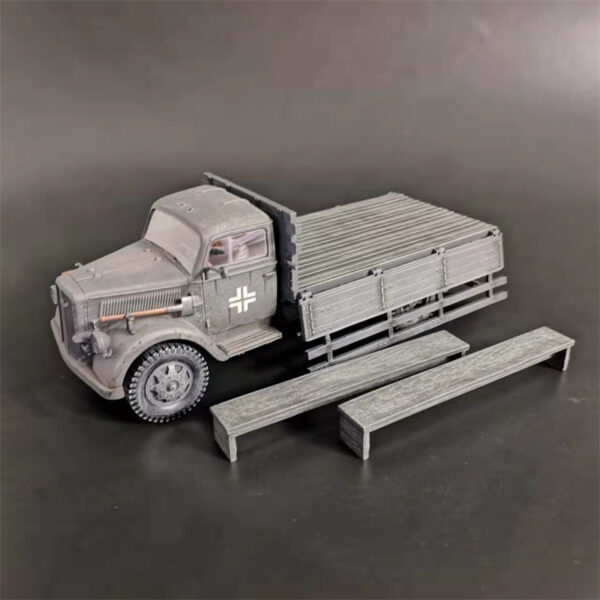 AX016 German Grey Opel Blitz 3t Cargo Truck - Image 2