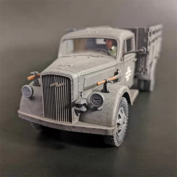 AX016 German Grey Opel Blitz 3t Cargo Truck - Image 3