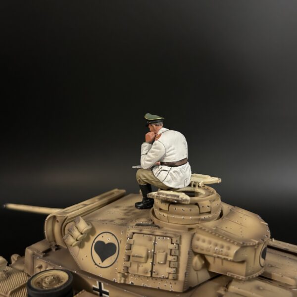 FH010 Erwin Rommel Sitting on a Tank - Image 2