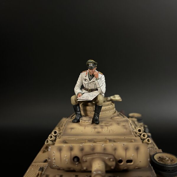 FH010 Erwin Rommel Sitting on a Tank - Image 3